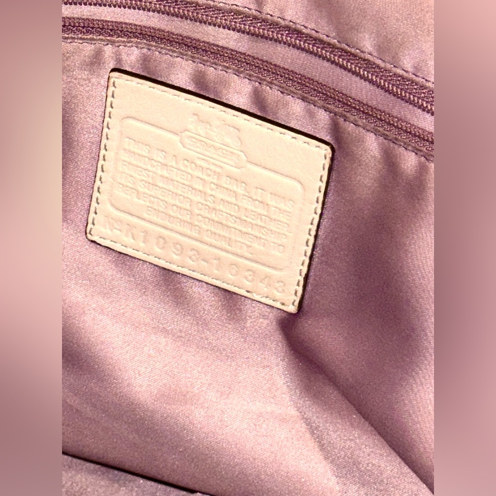 COACH MONOGRAM SHOULDER BAG - Picture 12 of 16